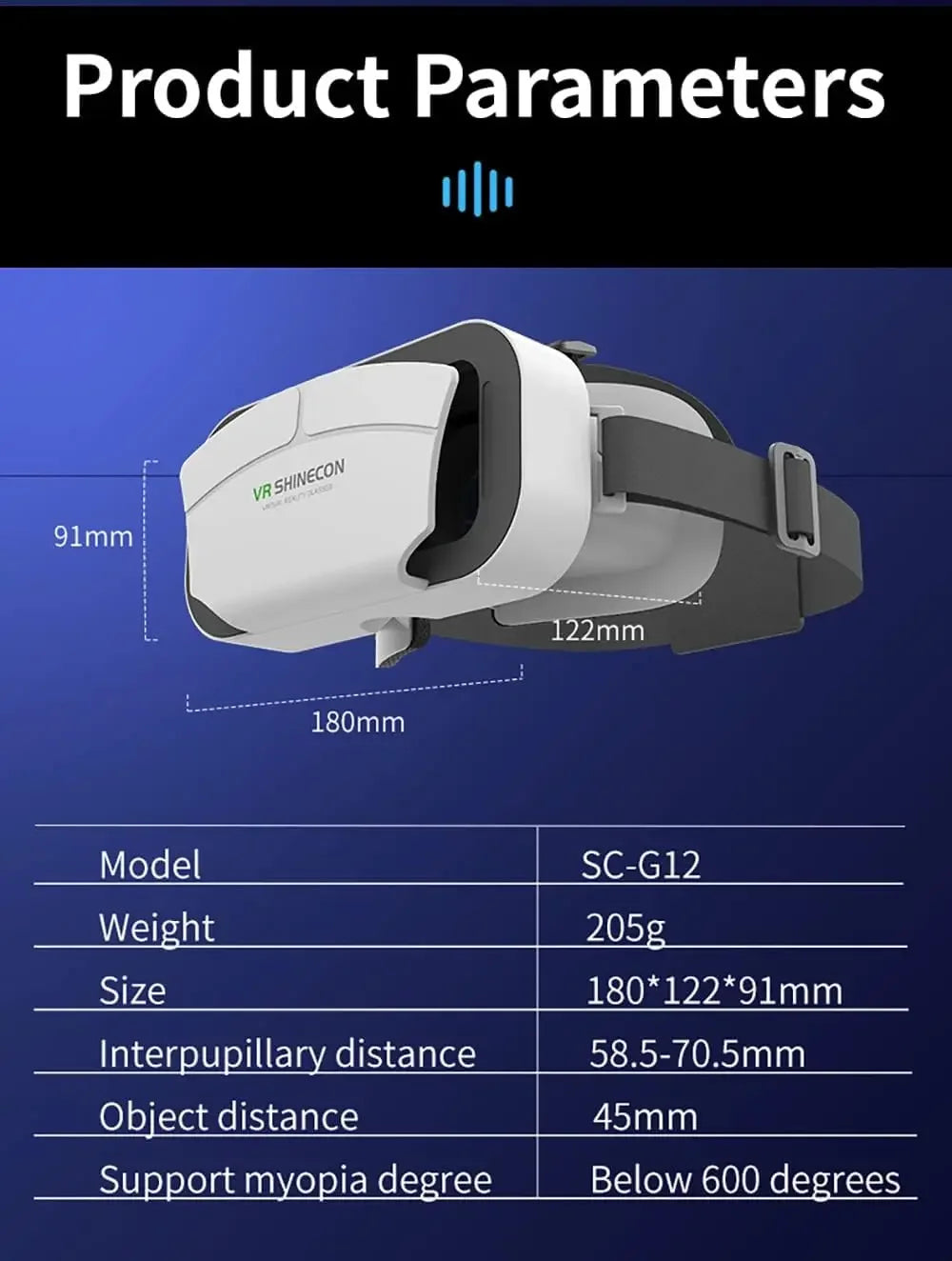 2inch Display Screen- Universal Virtual Reality Goggles