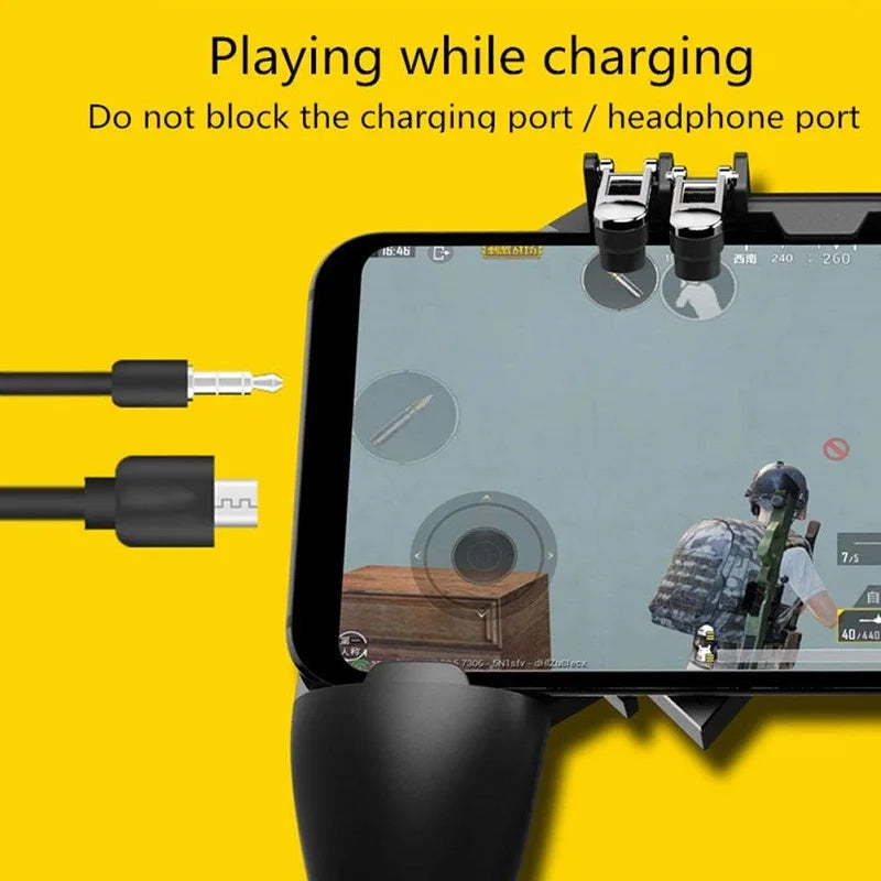 PUBG Controller Control for Phone Gamepad Joystick Android iPhone Trigger Free Fire Mobile Game Pad Pupg Hand Cellphone Gaming