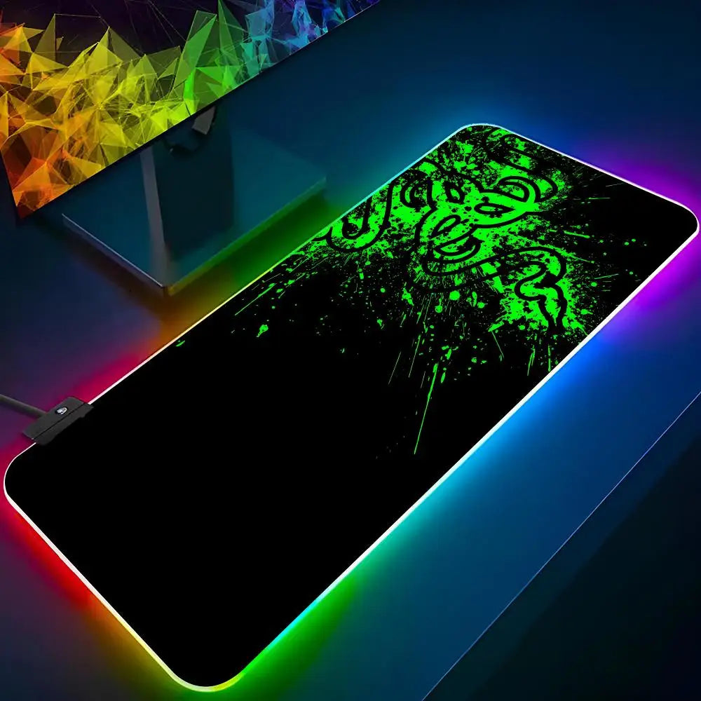 Razer Mouse safely Pad Xxl Laptop Mat Gaming Rgb Mousepad