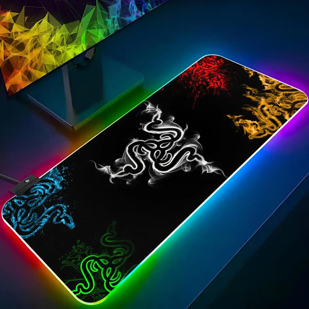 Razer Mouse safely Pad Xxl Laptop Mat Gaming Rgb Mousepad