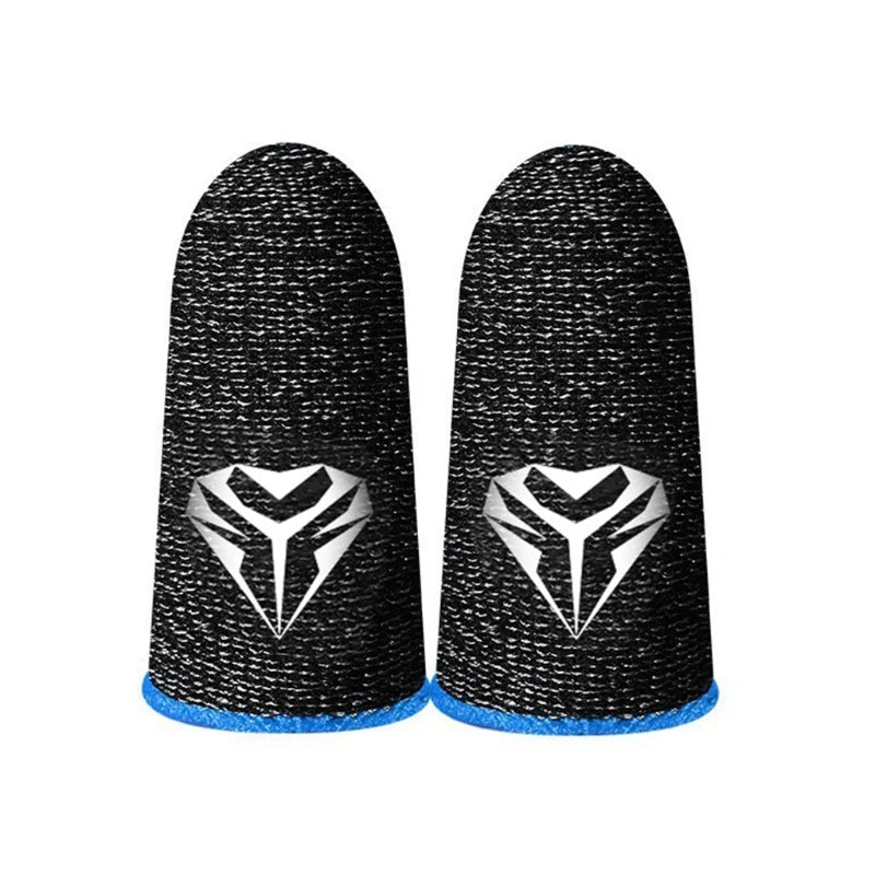 2 Pcs Mobile Game Fingertip Gloves Sweatproof Anti-slip