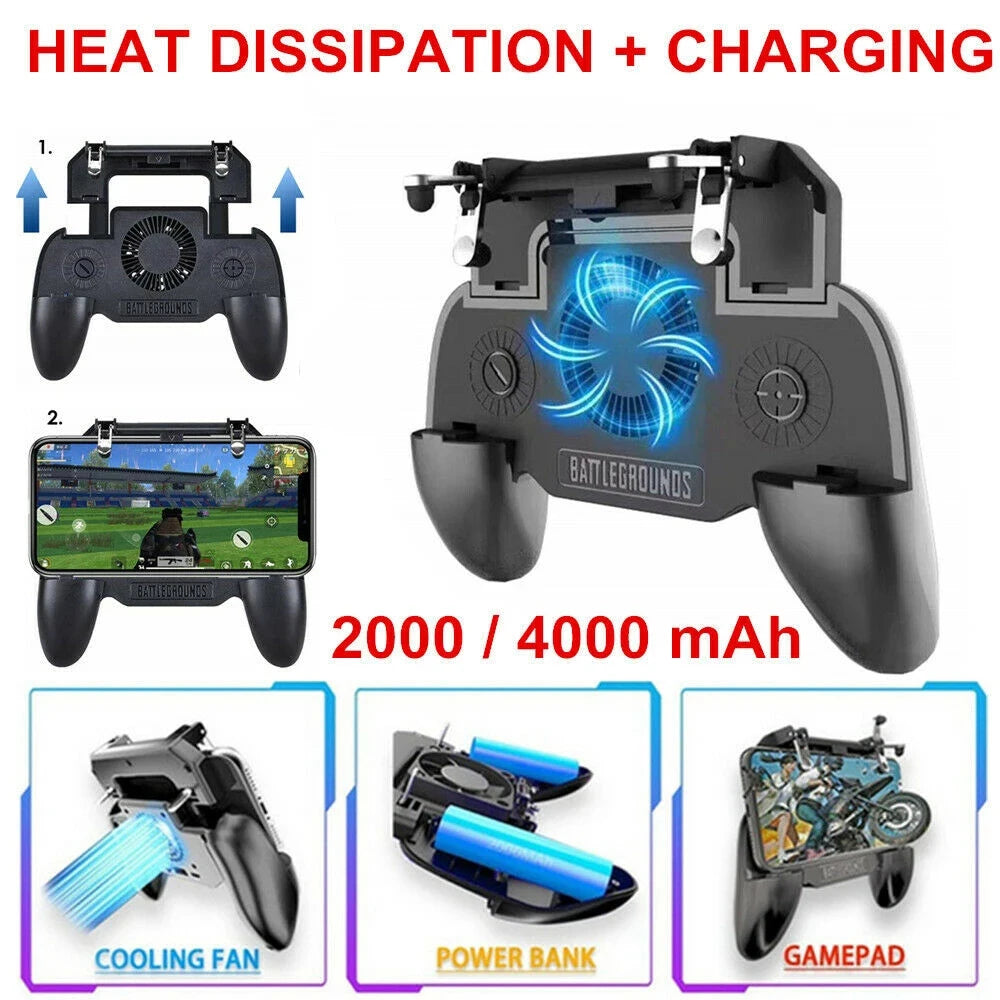 PUBG Controller Control for Phone Gamepad Joystick Android iPhone Trigger Free Fire Mobile Game Pad Pupg Hand Cellphone Gaming