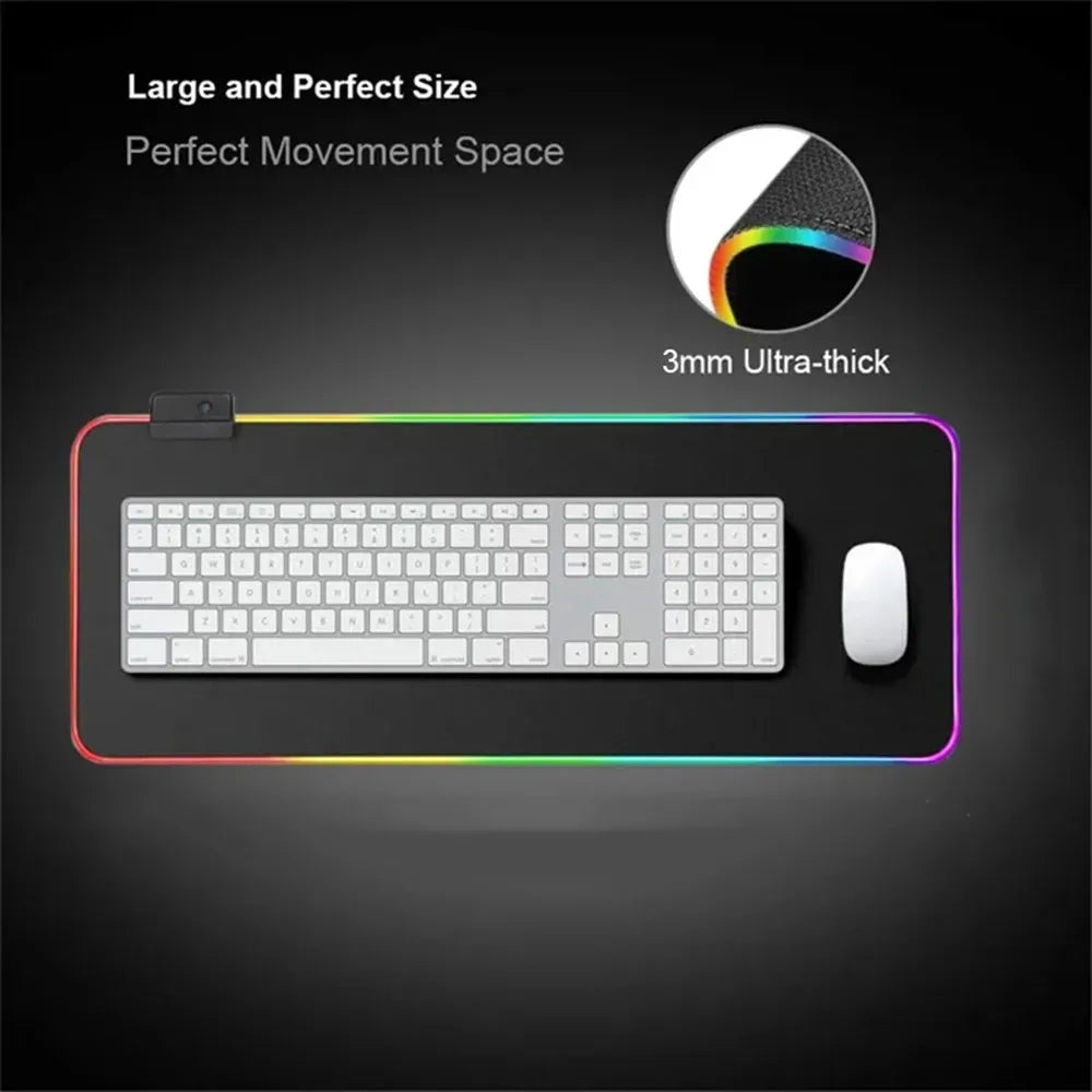 F-Fortnite mouse pad, RGB streamer, LED gaming internet café table