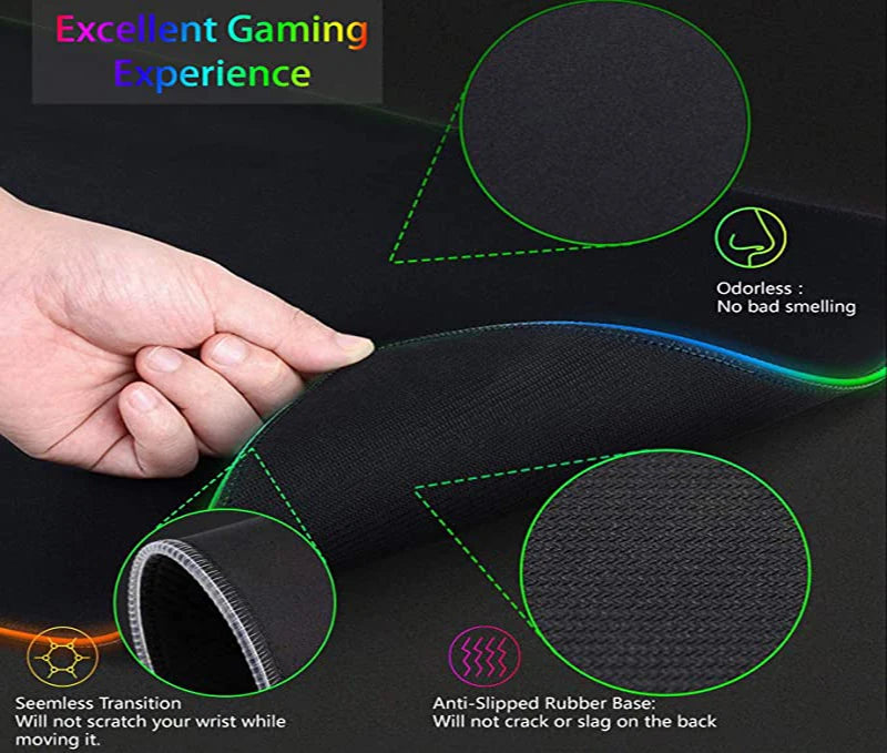 Razer Mouse safely Pad Xxl Laptop Mat Gaming Rgb Mousepad