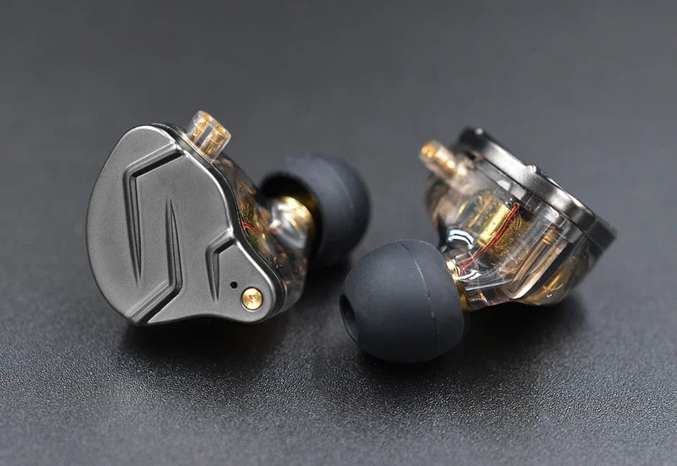 Earphones Dynamic  Armature Wired Earbuds Detachable Cable Gaming Stereo HiFi Bass Headset