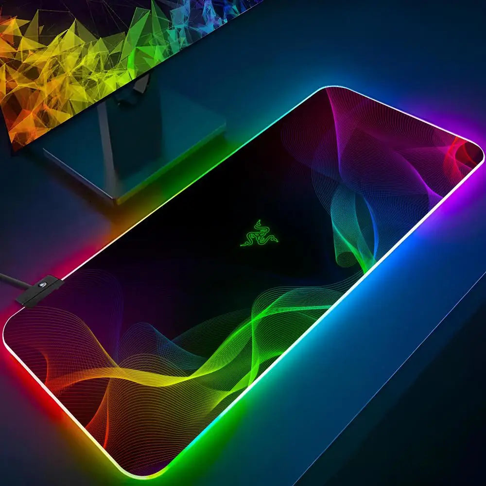 Razer Mouse safely Pad Xxl Laptop Mat Gaming Rgb Mousepad