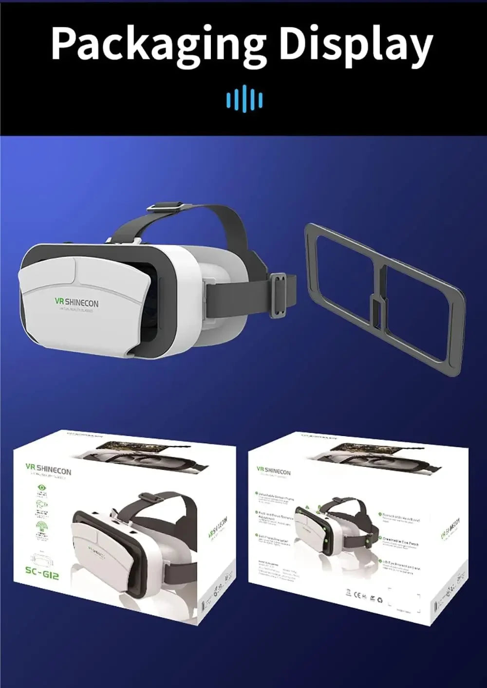 2inch Display Screen- Universal Virtual Reality Goggles